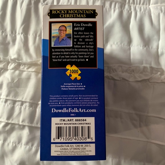 DOWDLE Rocky Mountain Christmas 🎄 Puzzle - Picture 8 of 8